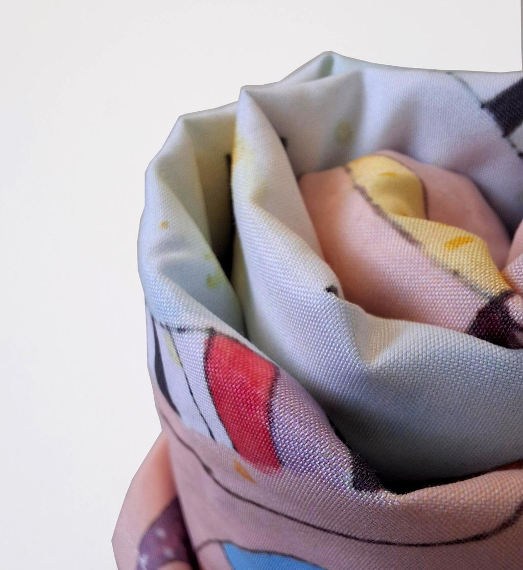 Quirky Altar Cloth | Witchy Headscarf | Tarot Deck Wrap | Spiritual Gift | Occult Accessories