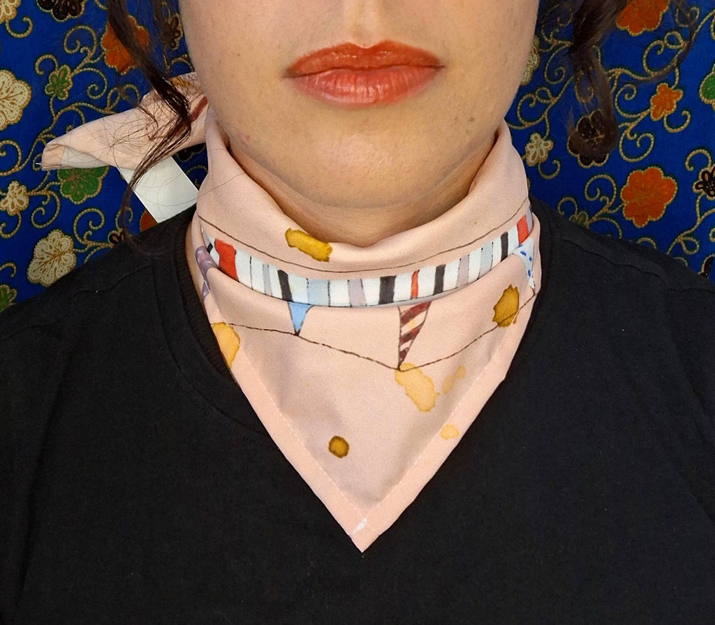 Quirky Altar Cloth | Witchy Headscarf | Tarot Deck Wrap | Spiritual Gift | Occult Accessories