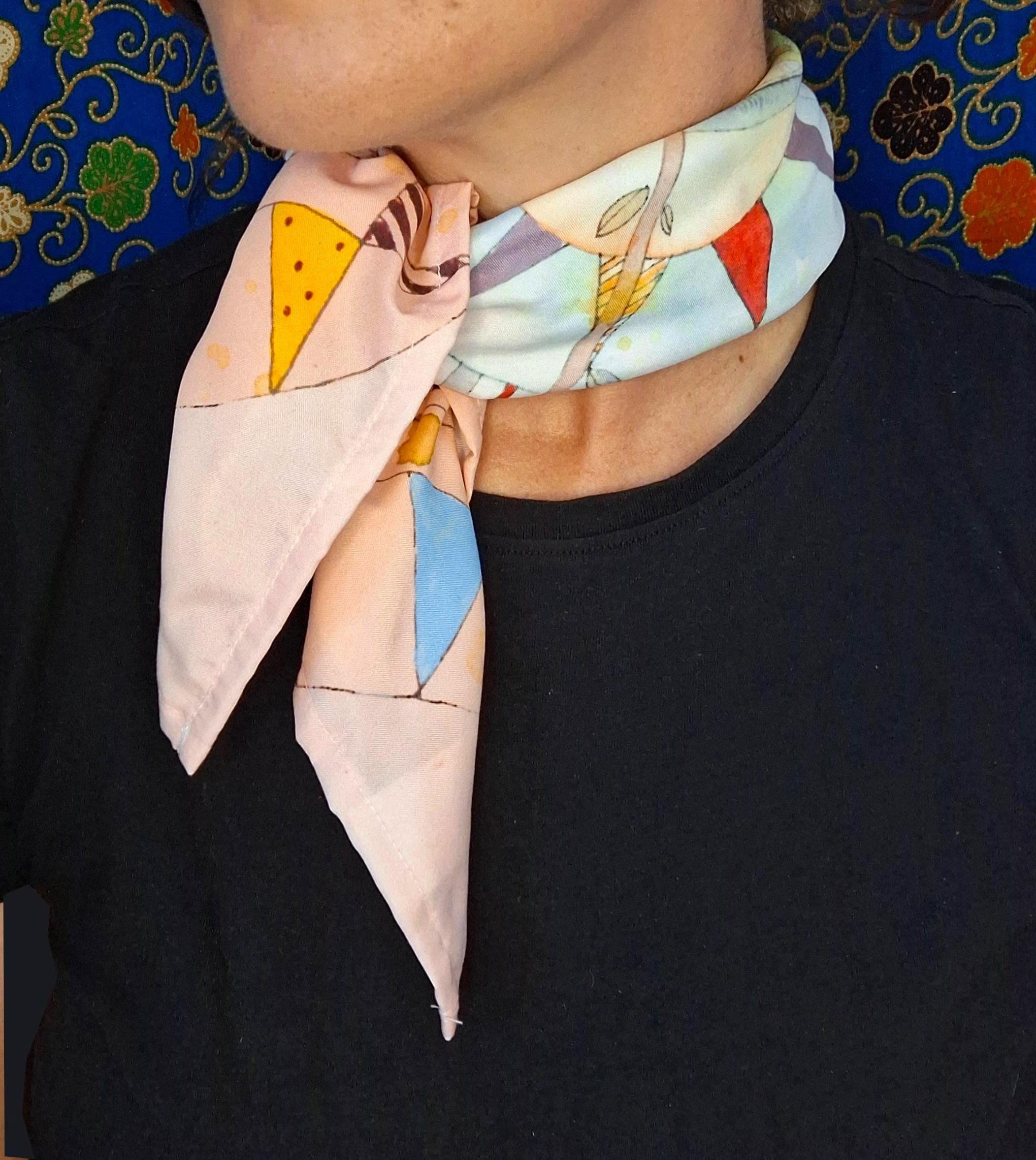 Quirky Altar Cloth | Witchy Headscarf | Tarot Deck Wrap | Spiritual Gift | Occult Accessories