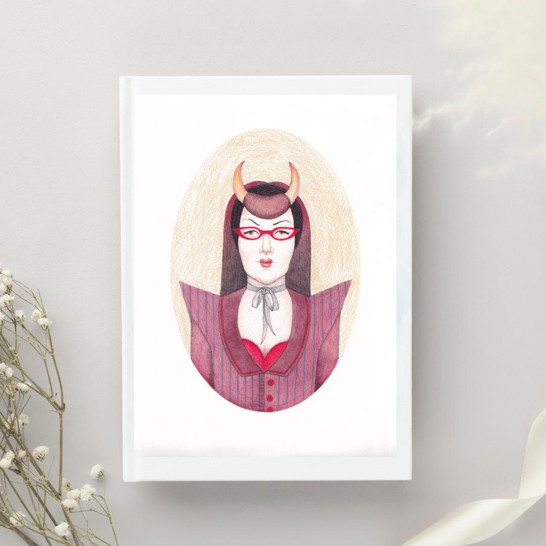Aries Zodiac Sign Art Print: Hand Illustrated Giclée Print, A4.