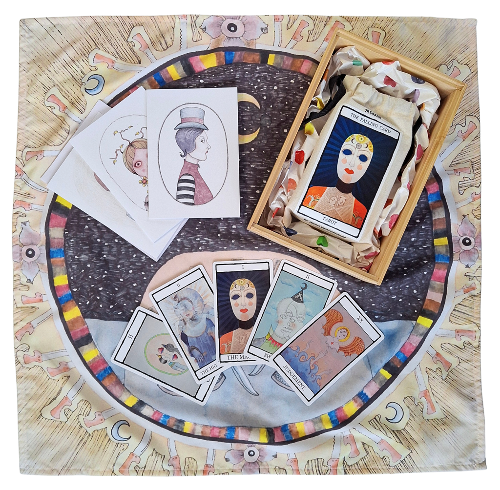 Mother's Day Tarot Gift Set | Tarot Deck, Zodiac Cards & Printed Scarf