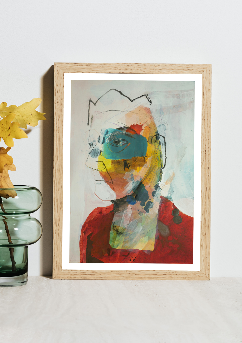 The Emperor Tarot Art Print | Hand-Illustrated Tarot Wall Art | A4 A3 Giclee Print on Bamboo Paper