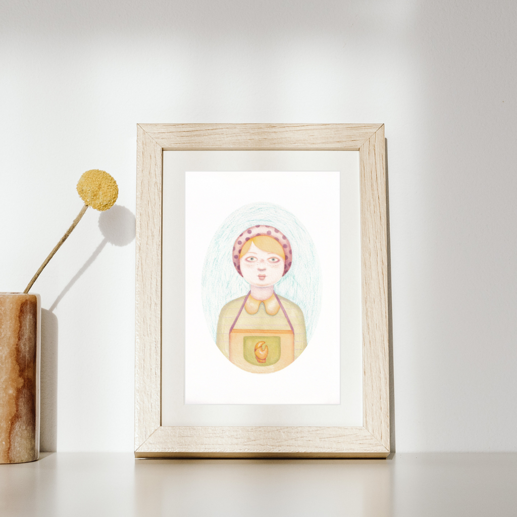 Cancer Giclee Art Print, Original Hand Illustrated Wall Art A4