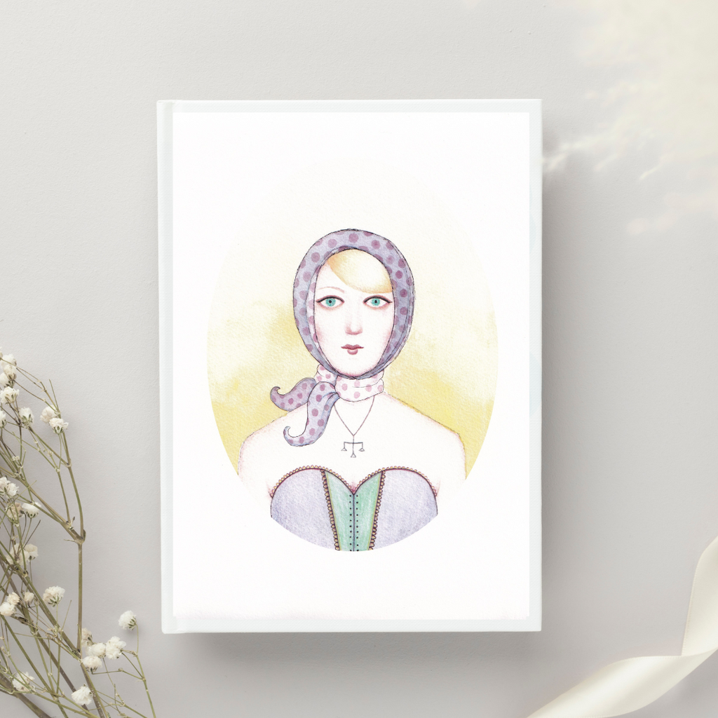 Libra Giclee Art Print, Original Hand Illustrated Wall Art A4