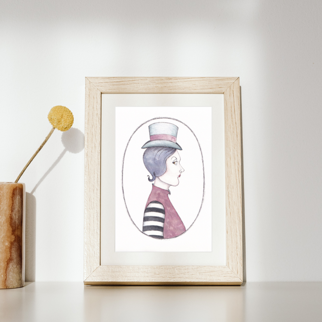 Scorpio Giclee Art Print, Original Hand Illustrated Wall Art A4