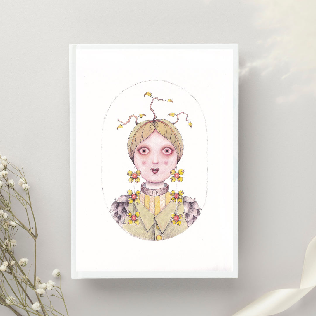 Virgo Giclee Art Print, Original Hand Illustrated Wall Art A4